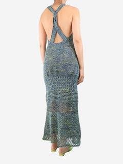 Blue crochet midi dress - size S Dresses ESCVDO 
