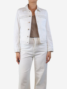 Zadig & Voltaire White Kioky denim jacket - size S