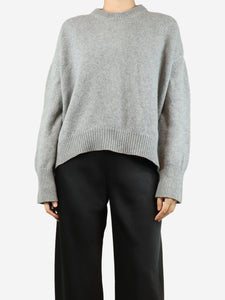 I Blame LULU Grey crewneck wool jumper - size UK 10