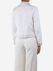 Zadig & Voltaire White Kioky denim jacket - size S