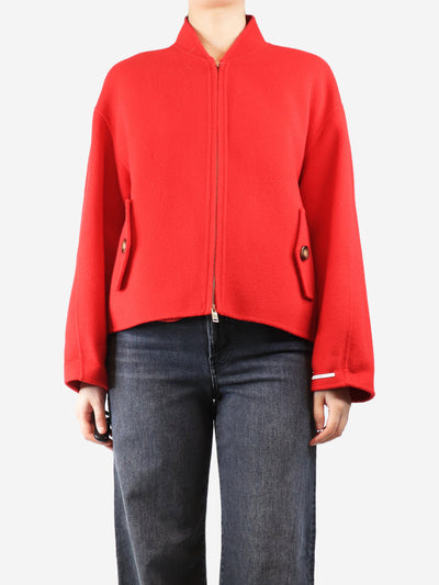 Red wool jacket - size UK 10 Coats & Jackets Marella 