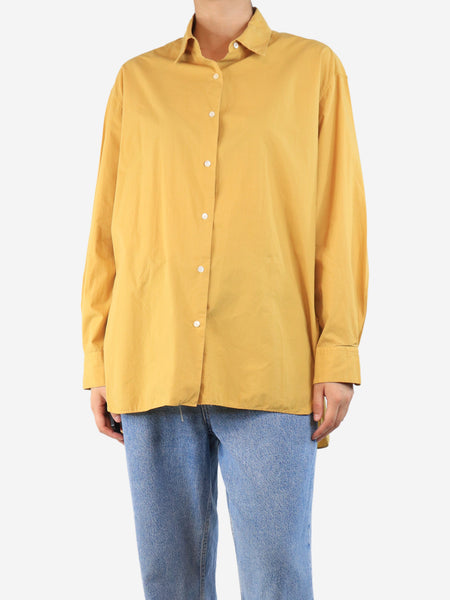 Yellow cotton shirt - size M product image