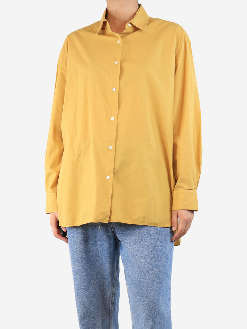 Yellow cotton shirt - size M Tops Nili Lotan 