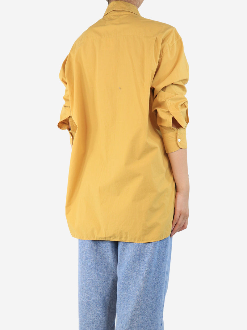 Yellow cotton shirt - size M Tops Nili Lotan 