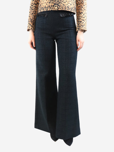 Black tweed trousers - size UK 8 Trousers Sandro 