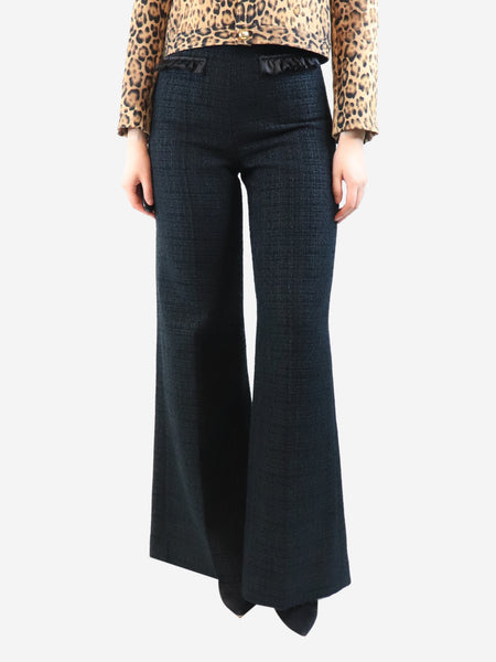 Black tweed trousers - size UK 8 product image