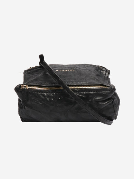 Black textured Pandora crossbody bag product image