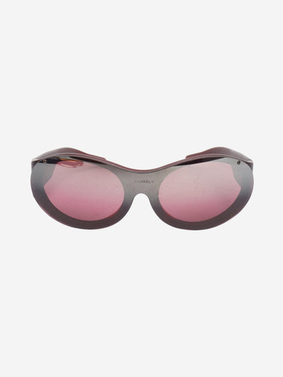Purple oval frame sunglasses Sunglasses Chanel 