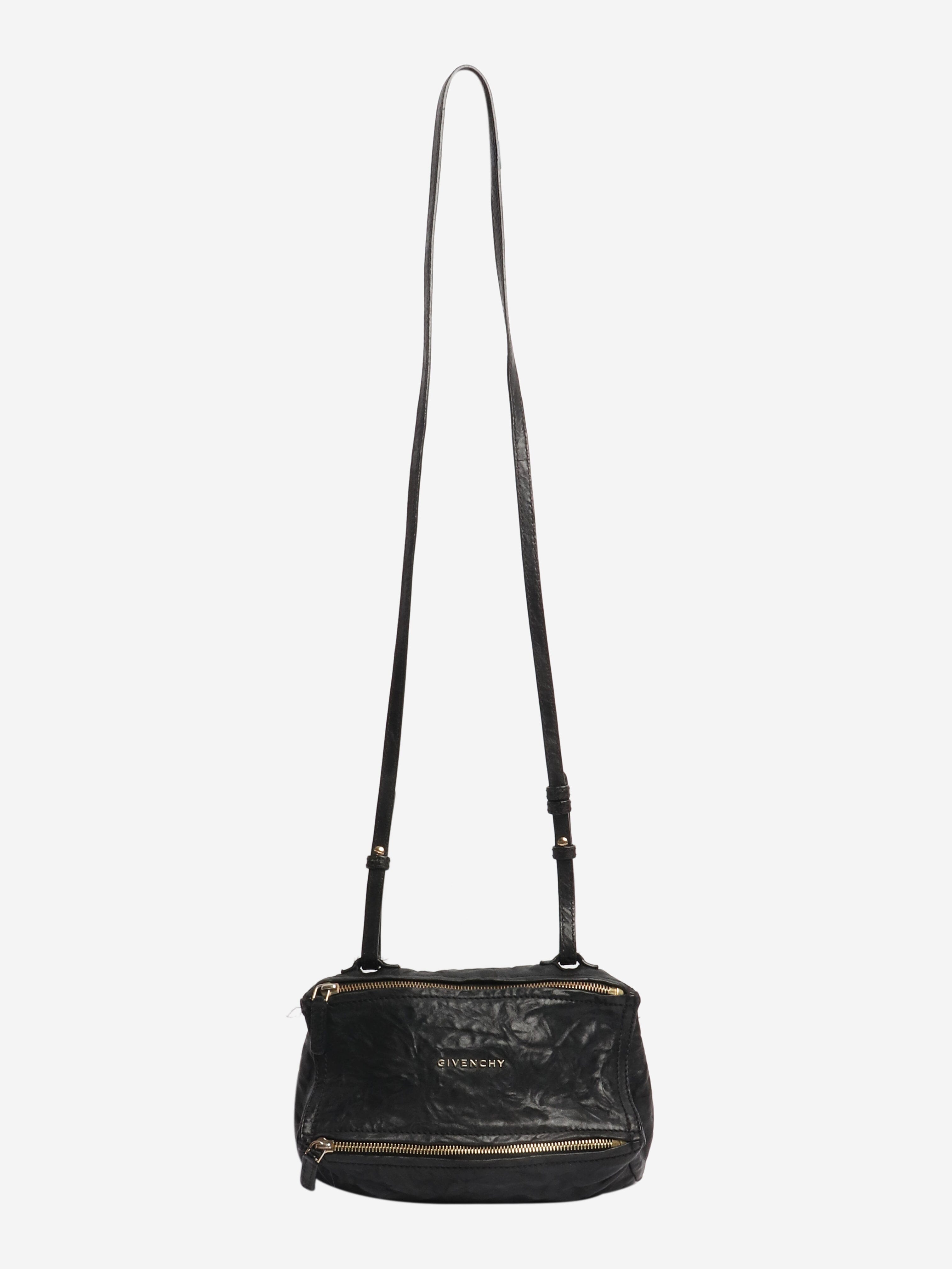 Black textured Pandora crossbody bag Cross-body bags Givenchy 