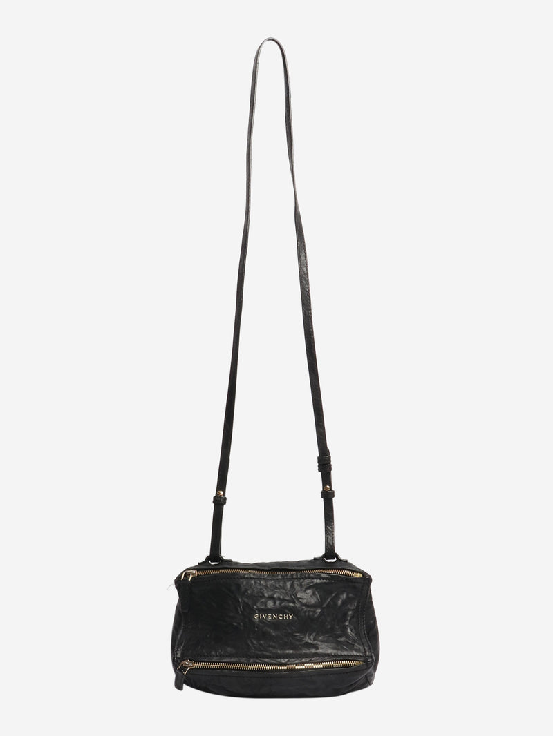 Black textured Pandora crossbody bag Cross-body bags Givenchy 
