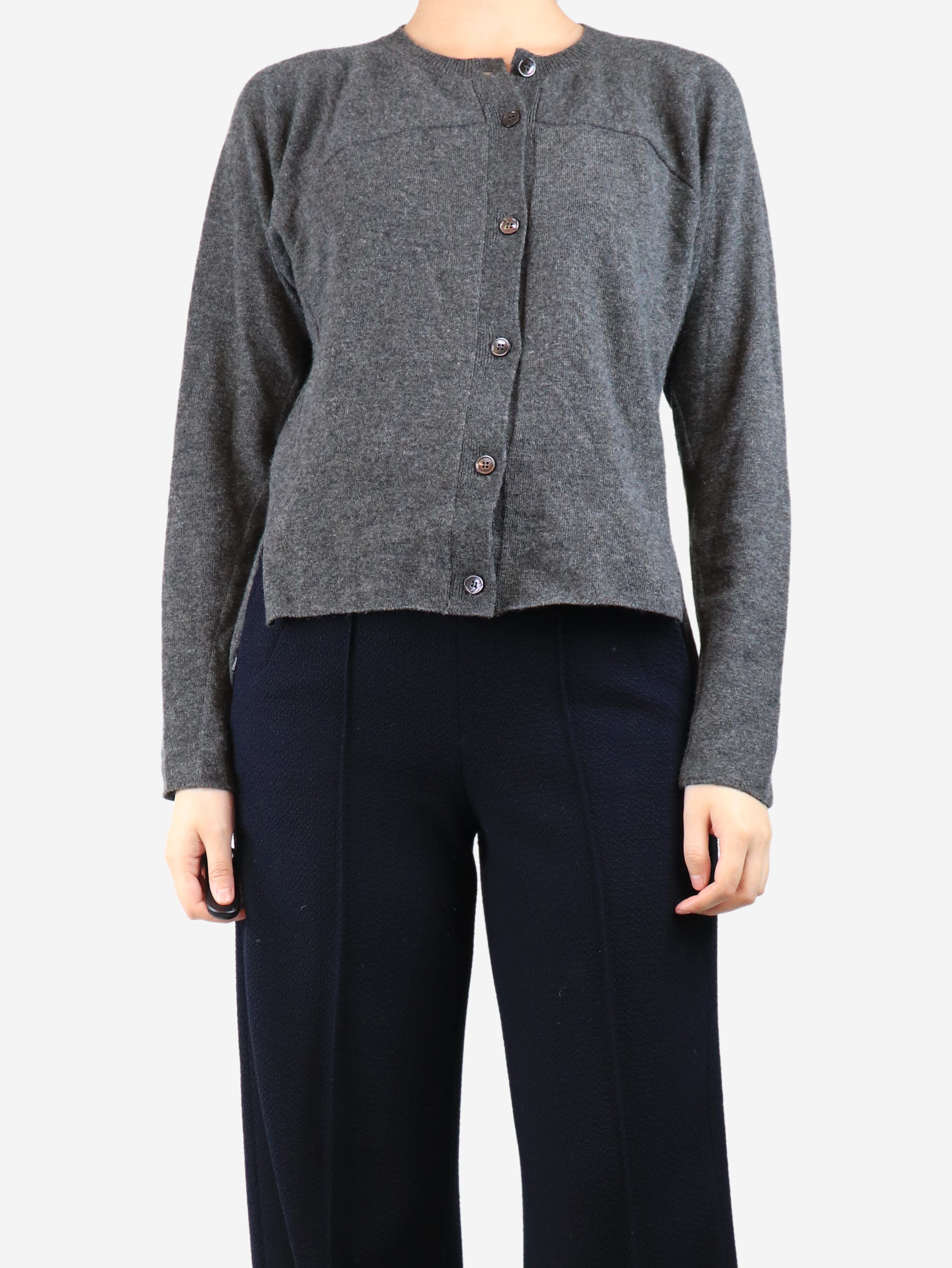 Grey wool-blend cardigan - size UK 10 Knitwear Marni 