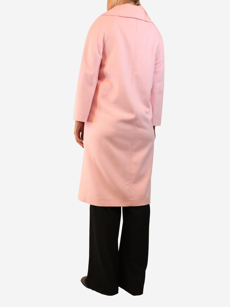 Pink Lola wool coat - size S Coats & Jackets Louise Kennedy 