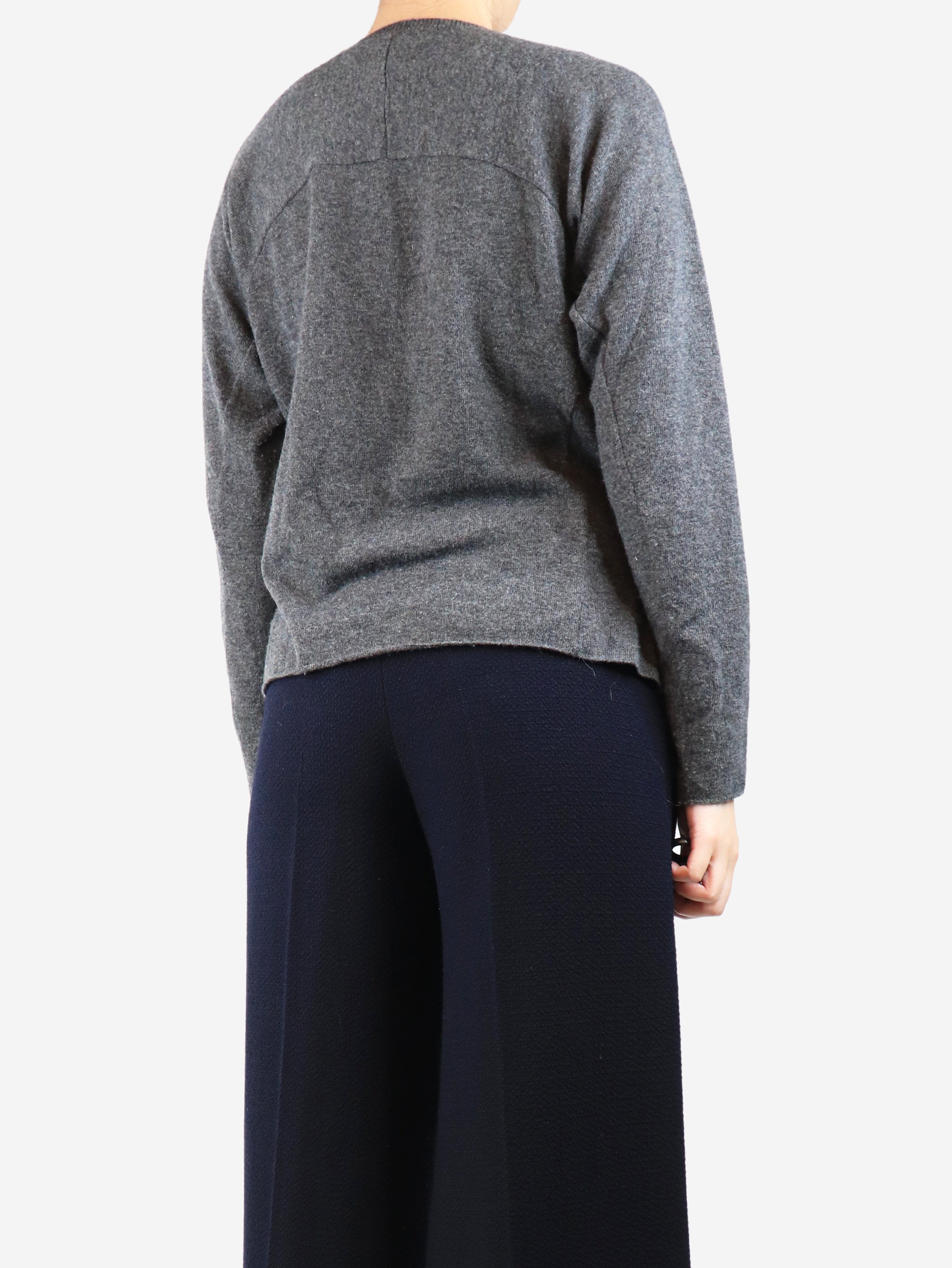 Grey wool-blend cardigan - size UK 10 Knitwear Marni 