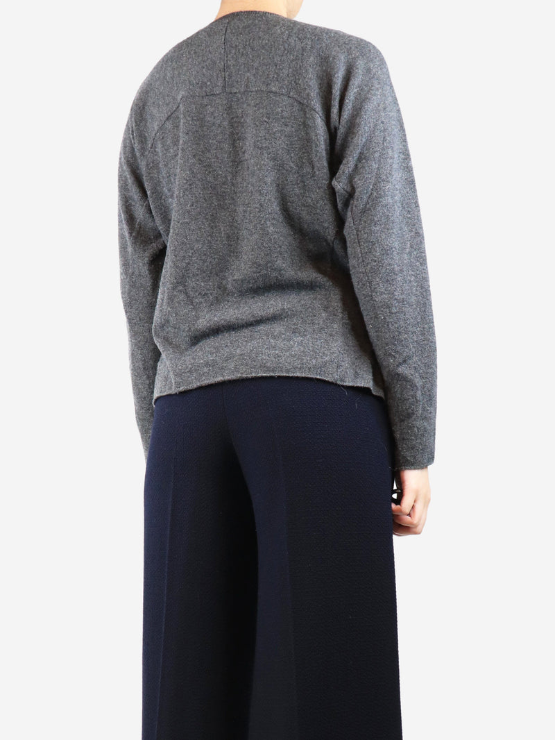 Grey wool-blend cardigan - size UK 10 Knitwear Marni 