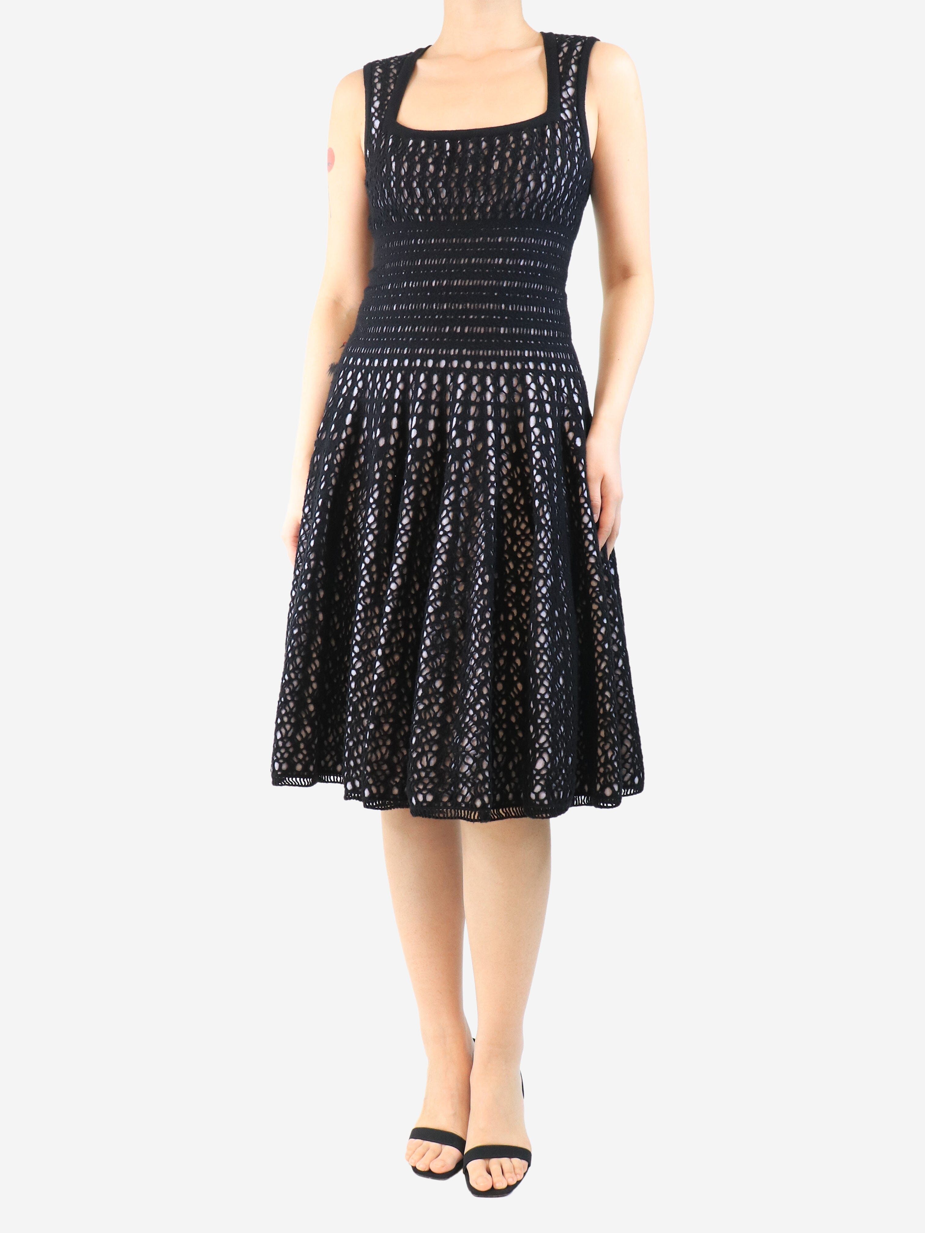 double layer knit dress ZARA NWT WOMAN SS25 DOUBLE LAYER KNIT DRESS YELLOW | 9598/072