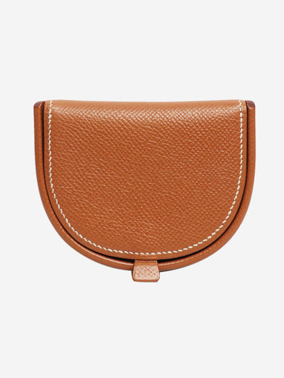Brown leather coin pouch Wallets, Purses & Small Leather Goods Hermes 
