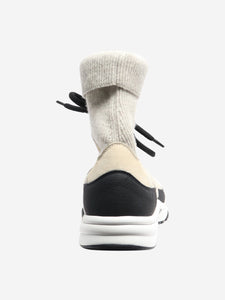 Chanel Neutral ribbed CC sneakers - size EU 37.5