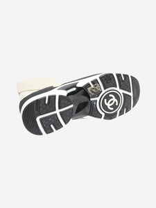 Chanel Neutral ribbed CC sneakers - size EU 37.5