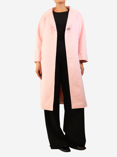Pink Lola wool coat - size S Coats & Jackets Louise Kennedy 
