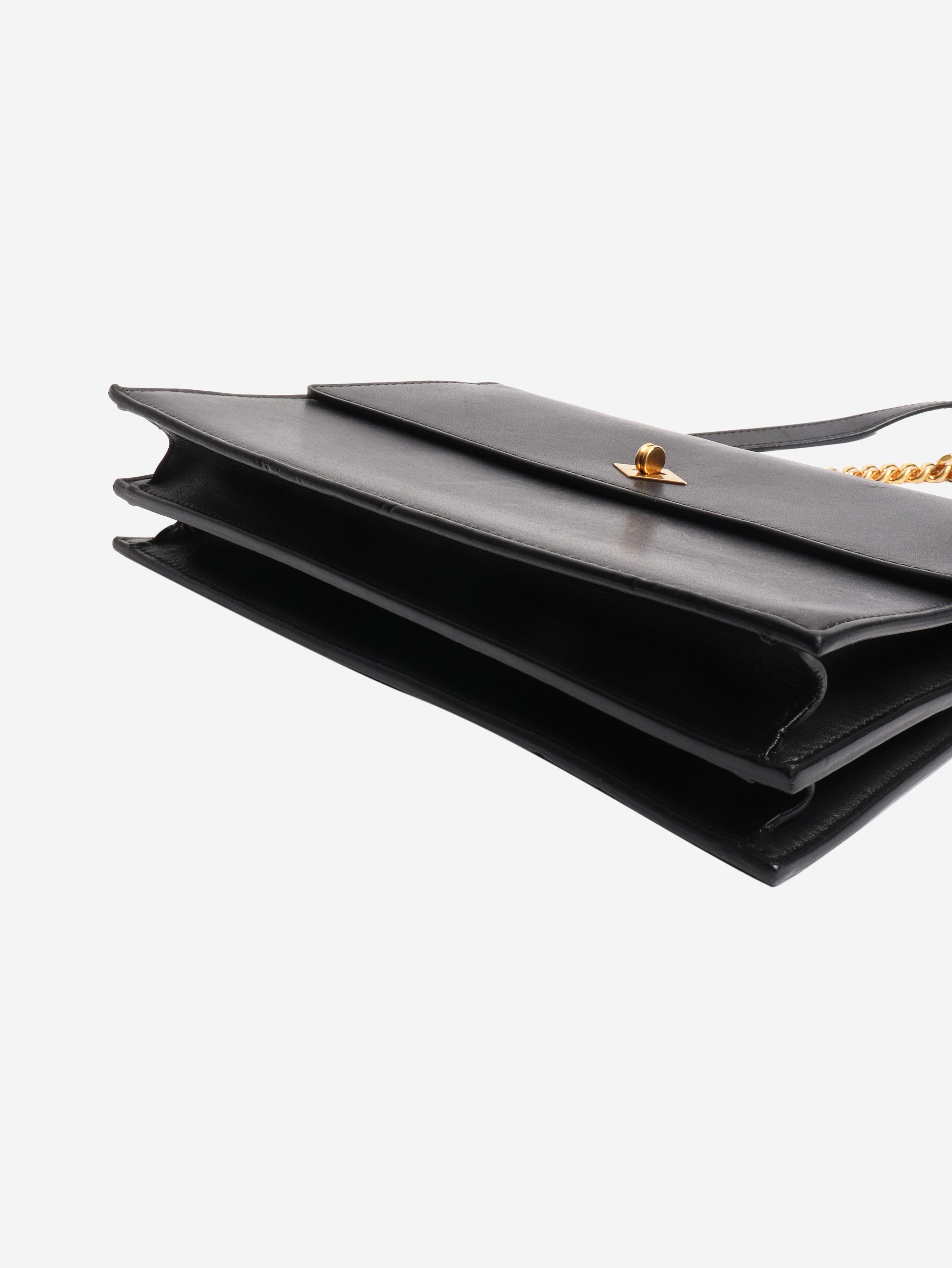 Black Roma leather shoulder bag Shoulder bags Metier 