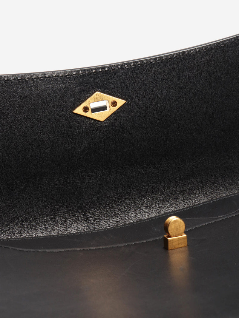 Black Roma leather shoulder bag Shoulder bags Metier 