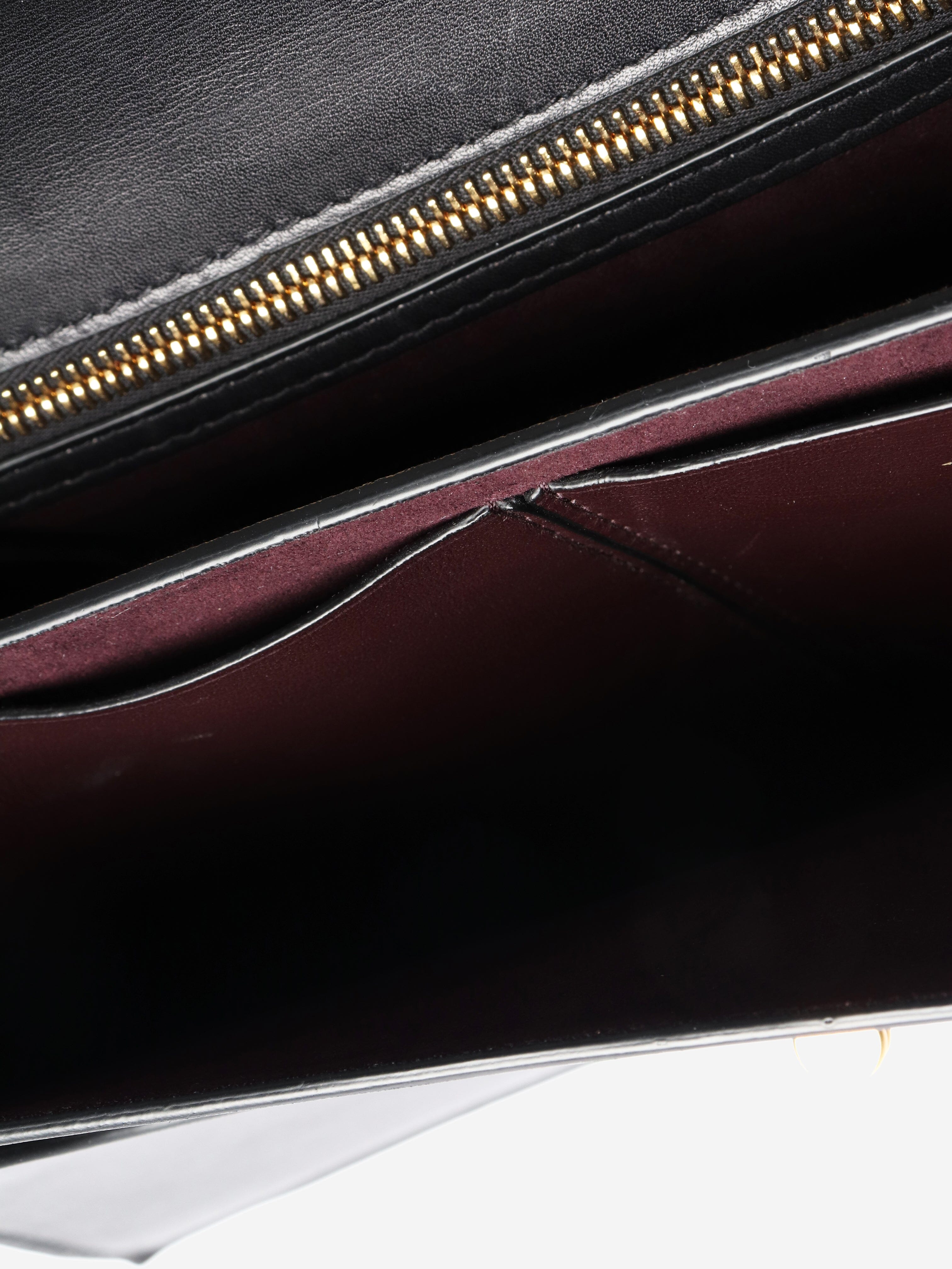 Black Roma leather shoulder bag Shoulder bags Metier 