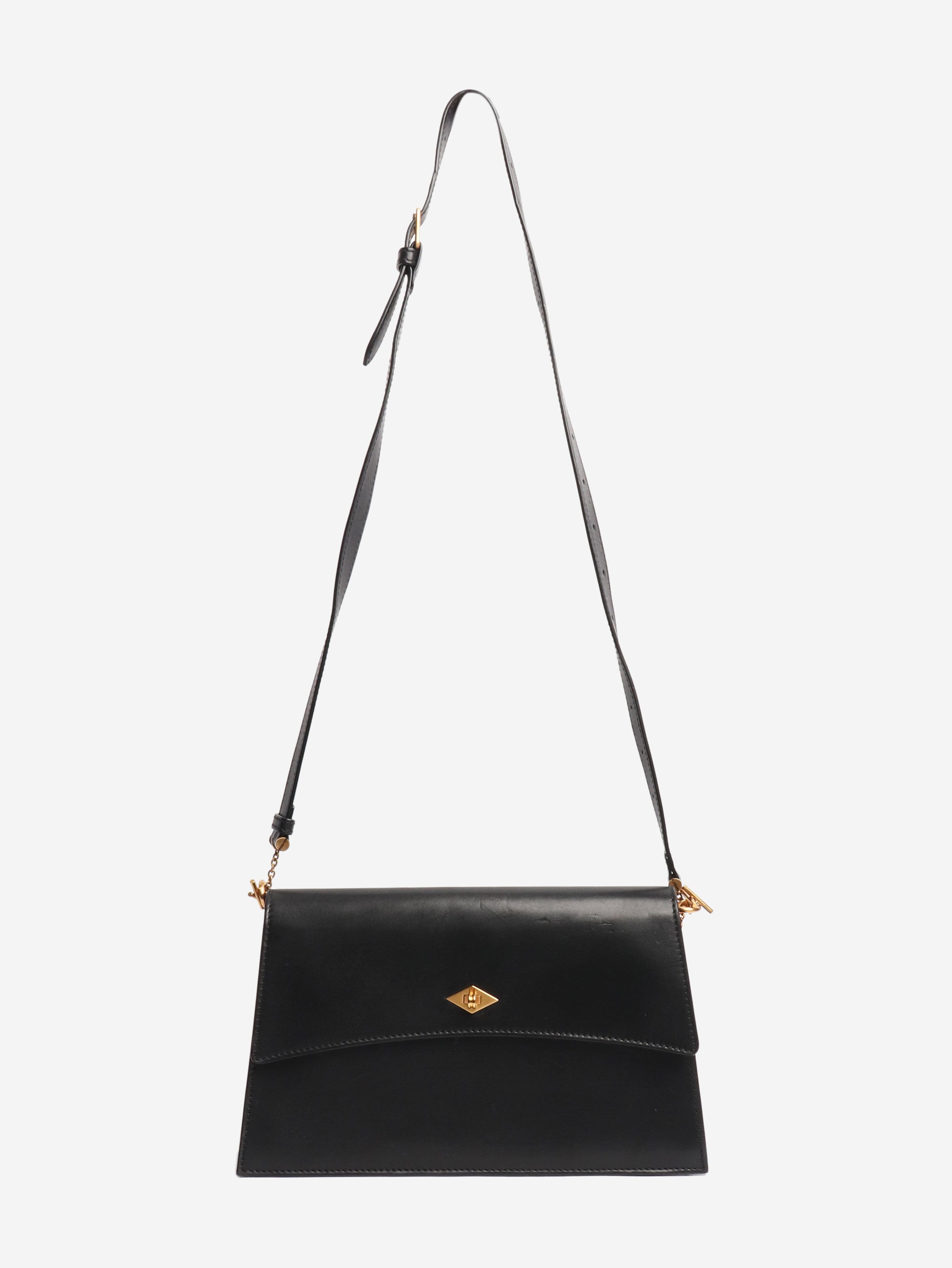 Black Roma leather shoulder bag Shoulder bags Metier 