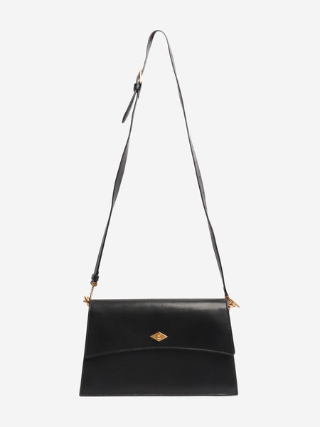 Black Roma leather shoulder bag alternate image