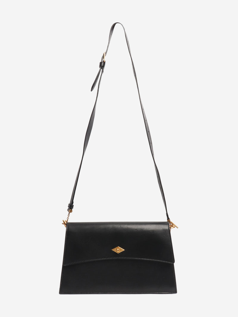 Black Roma leather shoulder bag Shoulder bags Metier 