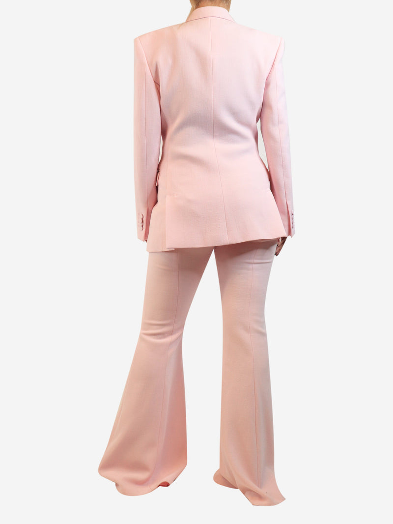 Pink cashmere double breasted blazer and trousers set - size UK 10 Sets Gabriela Hearst 