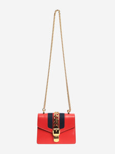 Gucci Red Sylvie leather crossbody bag