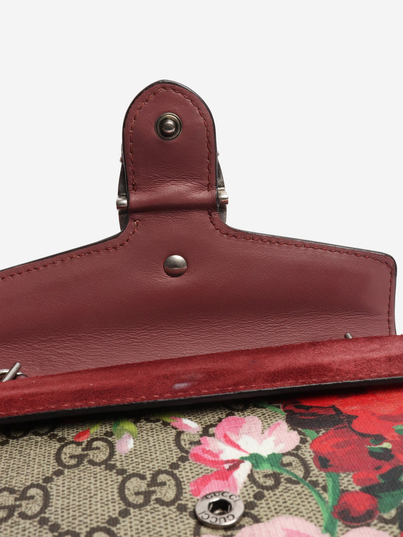 Burgundy mini GG Supreme Dionysus crossbody bag Handbags Gucci 