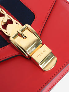 Gucci Red Sylvie leather crossbody bag