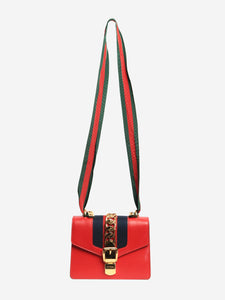 Gucci Red Sylvie leather crossbody bag