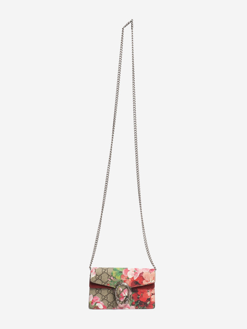 Burgundy mini GG Supreme Dionysus crossbody bag Handbags Gucci 