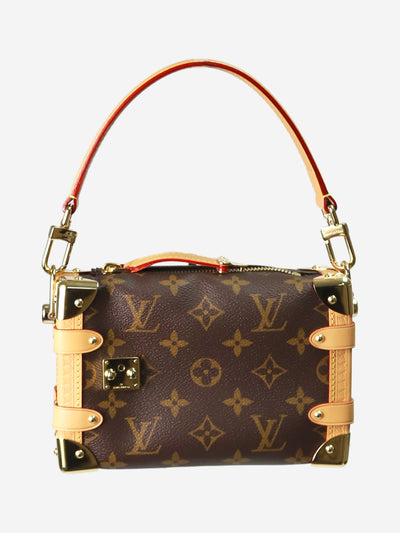 Brown Monogram Side Trunk PM bag Top Handle Bags Louis Vuitton 