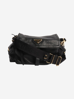 Black Explore leather shoulder bag Shoulder bags Prada 