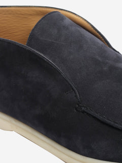 Dark blue Open Walk suede shoes - size EU 41 Flat Shoes Loro Piana 