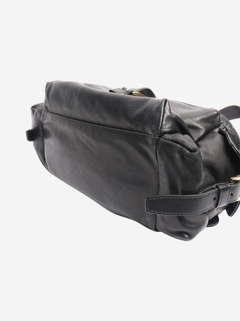 Black Explore leather shoulder bag Shoulder bags Prada 