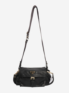 Black Explore leather shoulder bag Shoulder bags Prada 