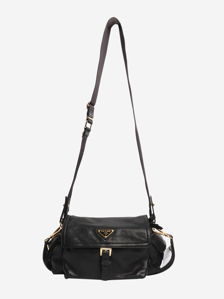 Black Explore leather shoulder bag alternate image