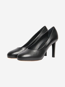 Chanel Black rounded leather pumps - size EU 39