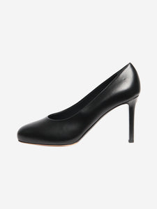 Chanel Black rounded leather pumps - size EU 39