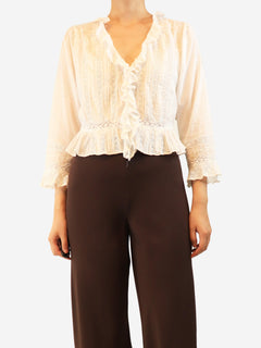 White Eldoris top - size S Tops Doen 