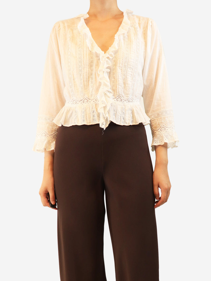 White Eldoris top - size S Tops Doen 