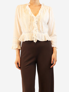 White Eldoris top - size S Tops Doen 