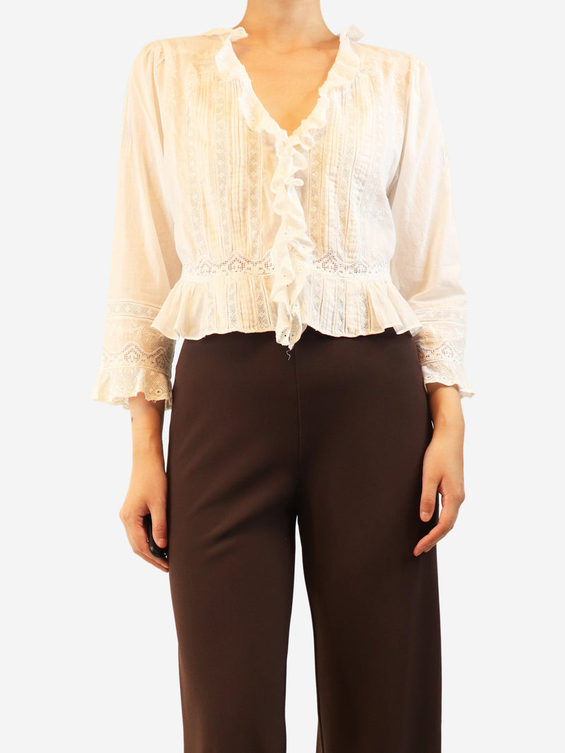 White Eldoris top - size S Tops Doen 