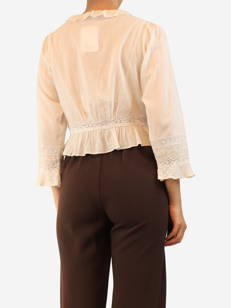 White Eldoris top - size S Tops Doen 