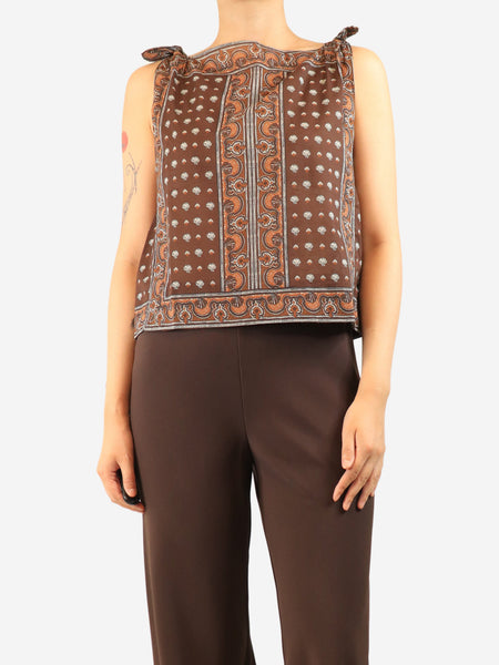 Brown Amalia top - size S product image
