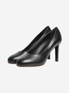 Chanel Black rounded leather pumps - size EU 39